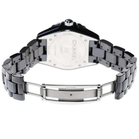 CHANEL J12 H3102 GMT Black Ceramic Black Dial Automatic Men's Watch_849627